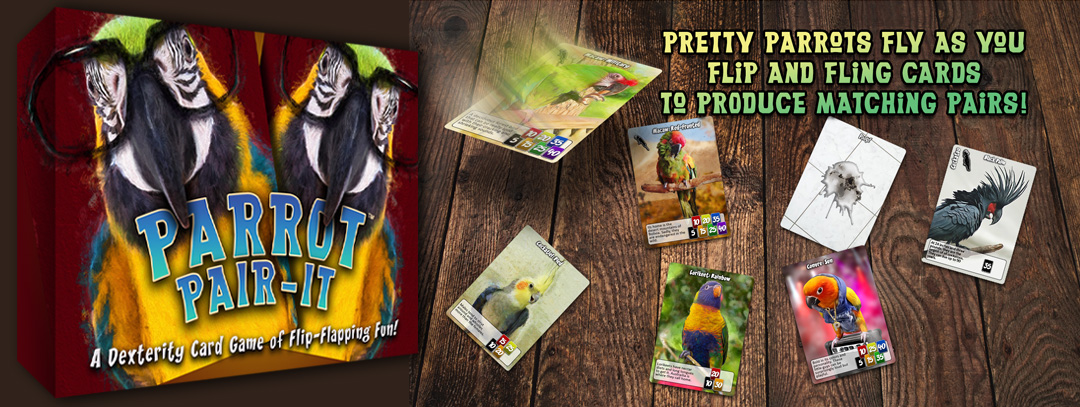 Parrot Pair-it Card Game