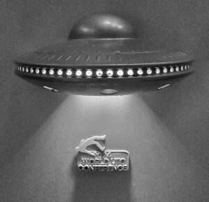 Wall Mounted UFO with LED Lights - 2024 World UFO Conference Special Edition