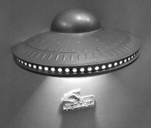 Wall Mounted UFO with LED Lights - 2024 World UFO Conference Special Edition