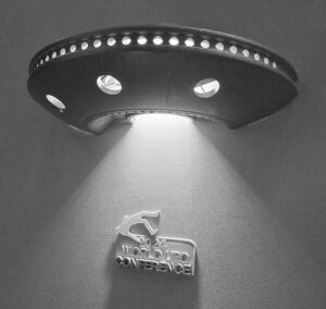 Wall Mounted UFO with LED Lights - 2024 World UFO Conference Special Edition