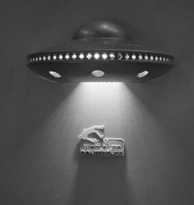 Wall Mounted UFO with LED Lights - 2024 World UFO Conference Special Edition