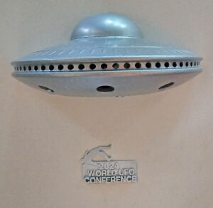 Wall Mounted UFO with LED Lights - 2024 World UFO Conference Special Edition