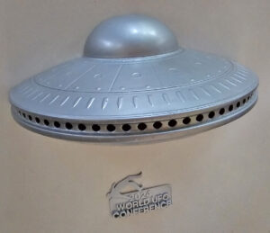 Wall Mounted UFO with LED Lights - 2024 World UFO Conference Special Edition